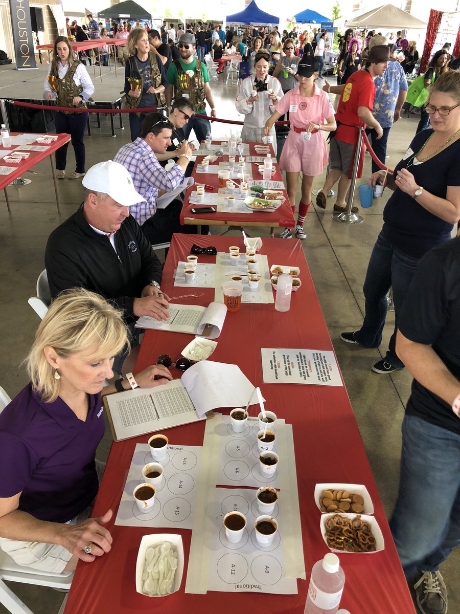 BioHouston's tweet photo. Chili judging has begun! πΆπΆπΆπΆ #BHChiliCookOff https://t.co/SEeVFBH2IK