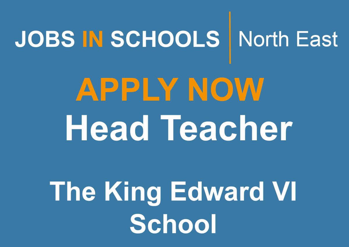 Jobs In Schools | North East tweet media