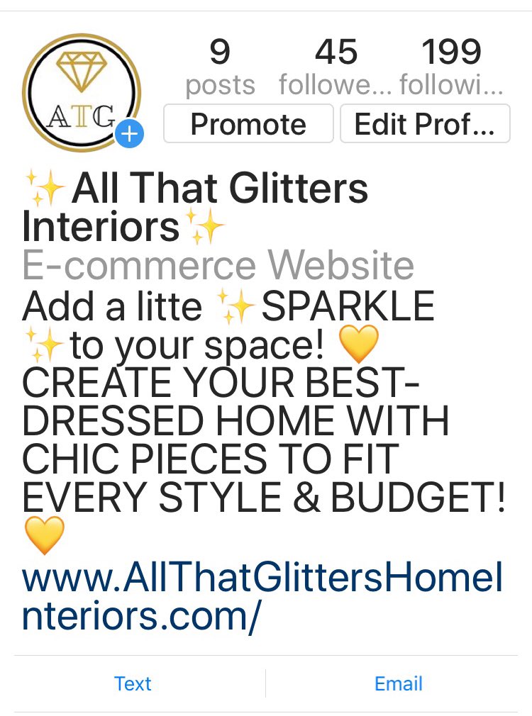 Do your home a favor and follow us on #Instagram! #glittergirl #spacesthatsparkle #shinebrightlikeadiamond #homeofmydreams #paparazzinotincluded #allthatglitters #addalittlesparkle #shopwithus #treatyourself #elegant #interiors #linkinbio #homedesign #urban #nopicturesplease