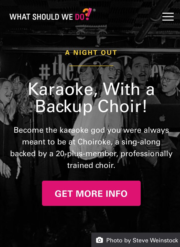 nychoirproject's tweet photo. Thanks for featuring #Choiroke @WSWDNYC! It's karaoke's hotter cousin tonight @PianosNYC. Come by at 7pm to sign up for your song. Show starts at 7:30pm! #LPRPresents https://t.co/CjtqW9EdIm