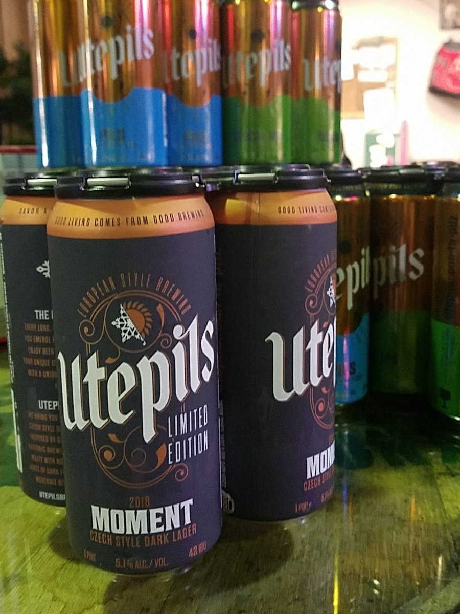 HaskellsBeerMSP's tweet photo. @UtepilsBrewing's having a Moment... come get your lager! @HaskellsDTMpls #beeroclock https://t.co/qGSOcac2fI