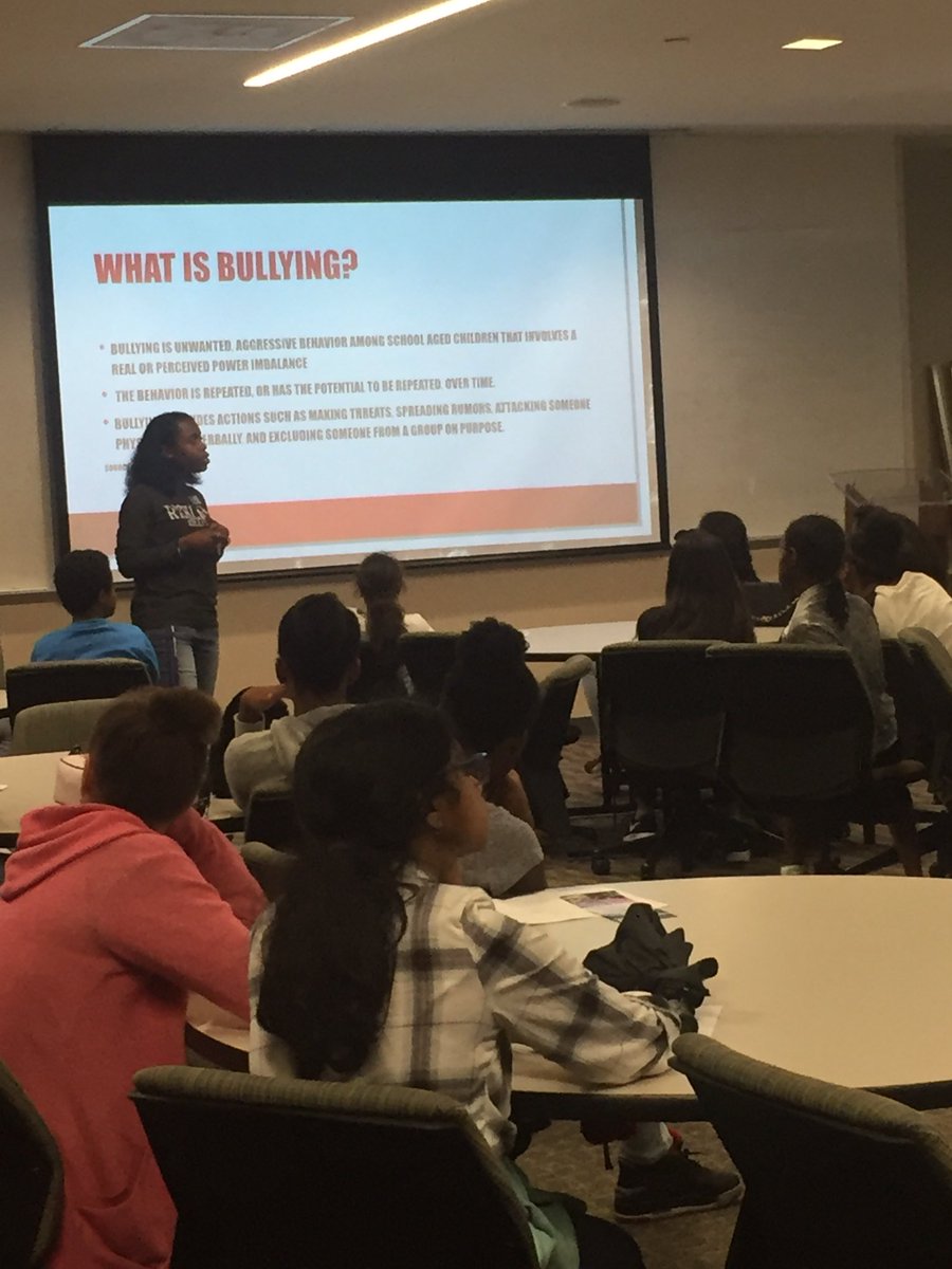 hodges223's tweet photo. Anti bullying talk @aggietharp https://t.co/MKwf9kWMDY