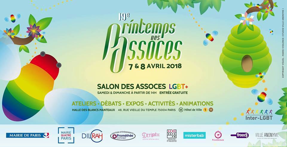 actupparis's tweet photo. Act Up-Paris tiendra cette année encore un stand au Printemps des Assoces de l' @InterLGBT. Retrouvez-nous samedi à partir de 14h à la Halle des Blancs-Manteaux ! #PrintempsDesAssoces
https://t.co/sc8sJdt93U https://t.co/qQK0h2RDTA