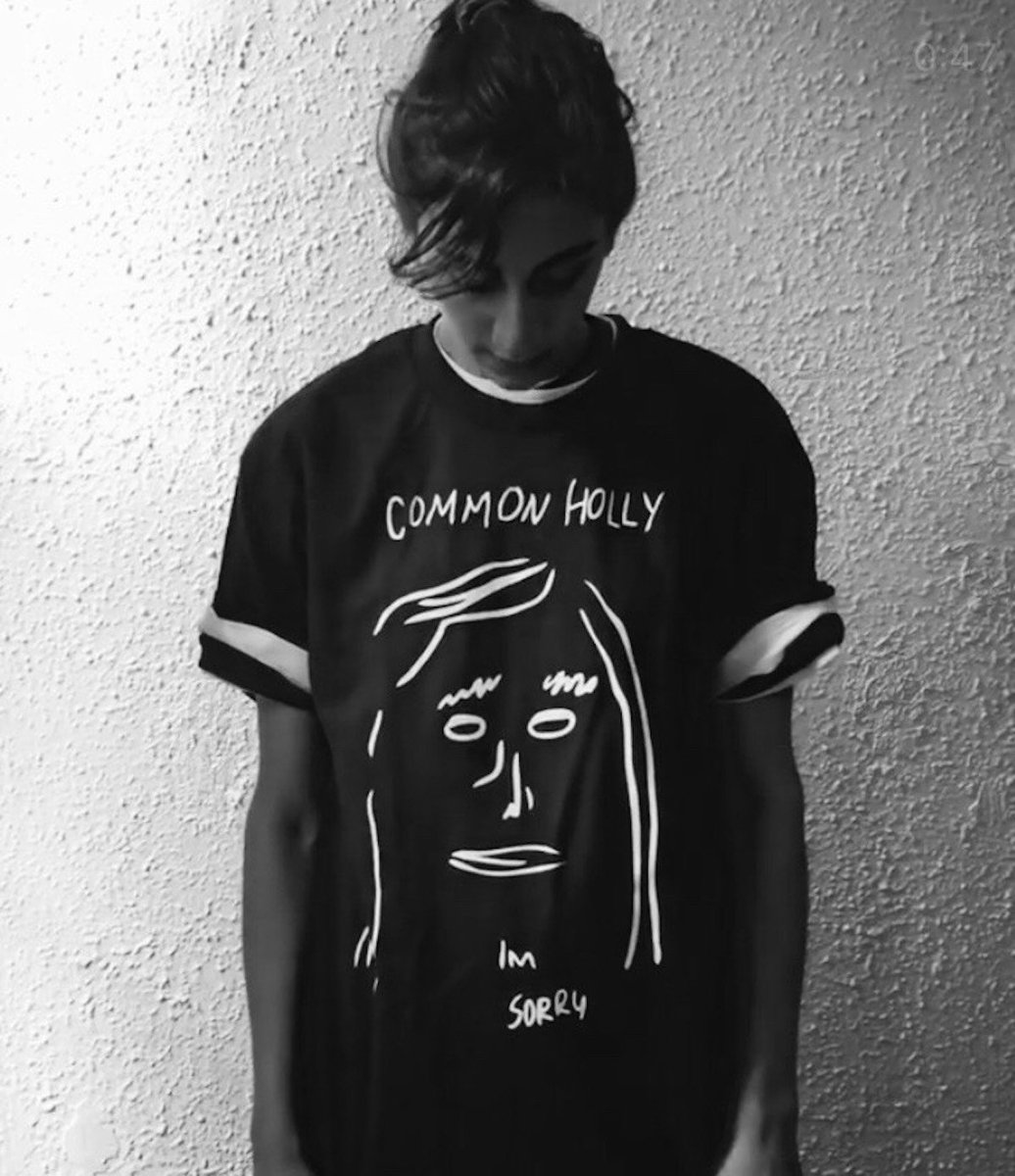 Black n White "I'm Sorry" T-shirts are now available for order on bandcamp, dare you to look as dejected as me wearing one 👕👕👕👕👕👕👕
commonholly.bandcamp.com/merch