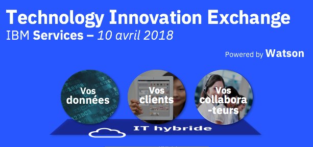 IBM Services met à disposition des entreprises la nouvelle plateforme Cloud hybride , Data et Watson dont elles ont besoin pour leur transformation digitale. L'#IBMTIE du 10 avril vous offre les plus beaux retours d'expérience.