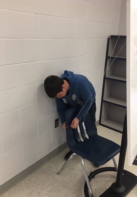 Dominique is fixing the TRF whiteboard #FutureEngineer