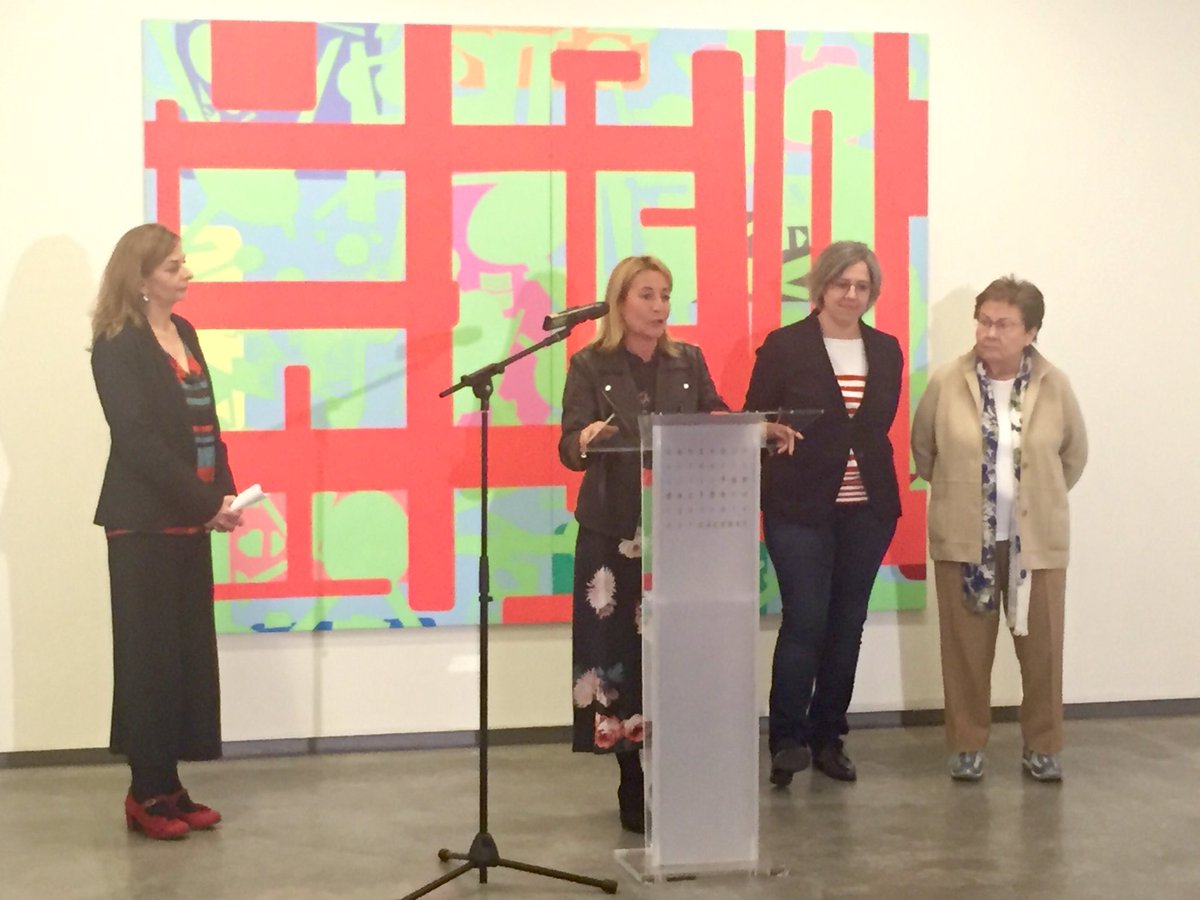 CoboRomn's tweet photo. Inauguración exposición del artista Mitsuo Miura en El Centro de Arres Visuales de #Cacers Helga de Alvear #ElenaNevado @r_mateos #Cultura https://t.co/iLuYMgvijj