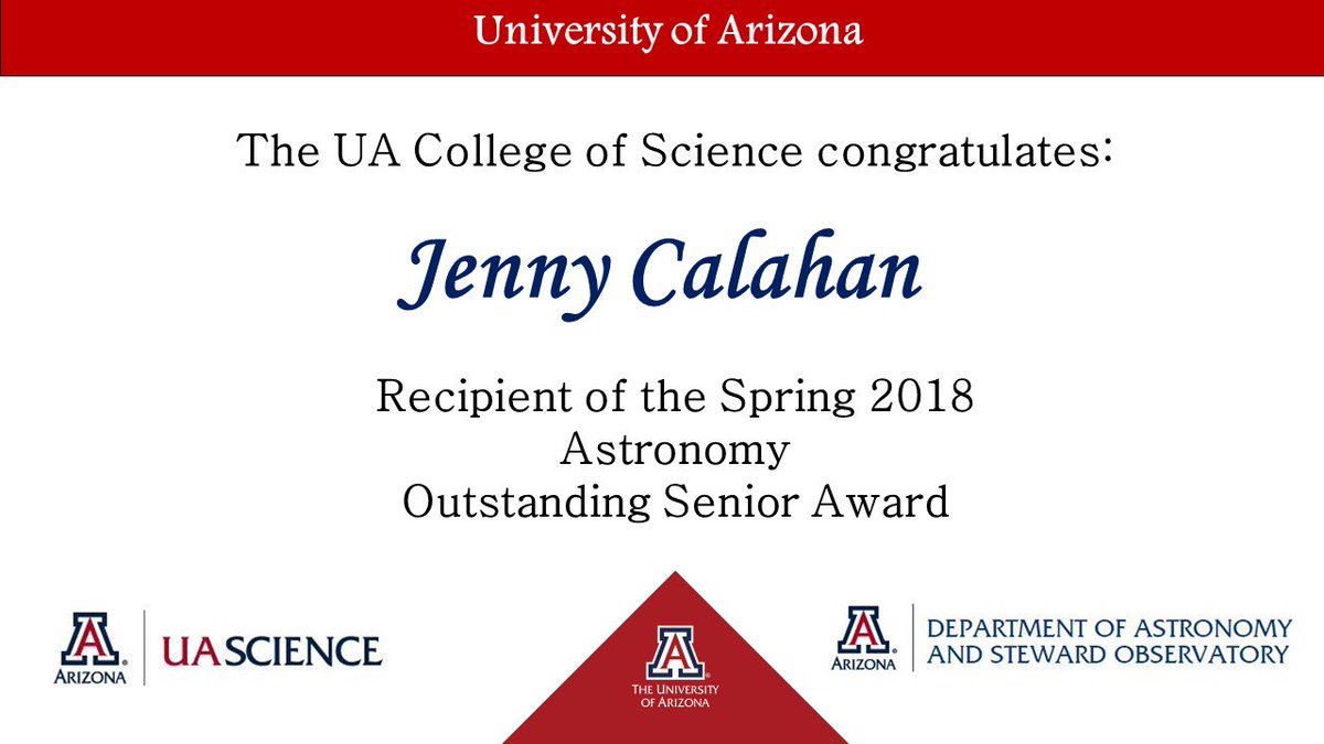UAZScience's tweet photo. Congratulations UA College of Science, Outstanding Senior Award Recipients!

Next stop --> Graduation!

#UAScience #UACollegeOfScience #UAOutstandingSeniors https://t.co/m3UTZBF1J7