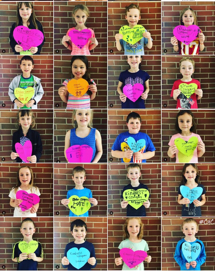 Classes4Classes's tweet image. These students lead our new campaign to conquer with kindness! THIS is what it’s all about! A huge thank you to Miss Lenehan’s 2nd Graders #C4C #kindnessconquers #teachkindness #kindnessmatters #bekind #kindness #studentsforkindness #BeTheChange #enoughisenough #ChoosingHope
