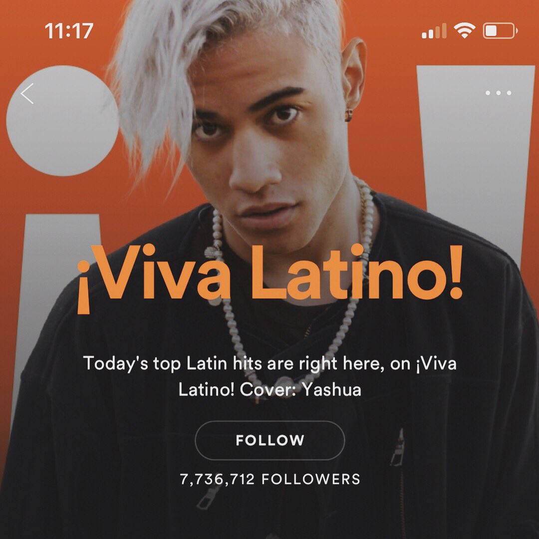PulseRecording's tweet photo. .@imyashua is featured on @spotify’s #VivaLatino and #NewMusicFridayLatino playlists, @AppleMusic’s #AList and #BreakingLatino, @amazonmusic’s #FreshLatin and #IntroducingLatin playlists, and several others around the 🌎! Celebrate #Silencio 🎉🎧 https://t.co/F1kV1Es7Mq