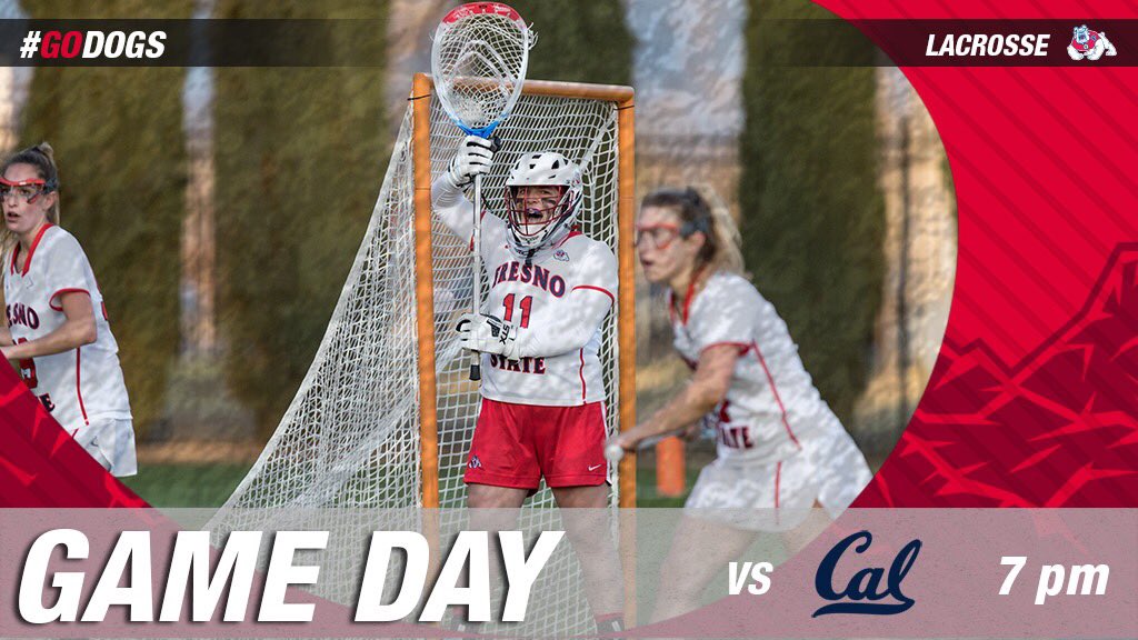 fresnostatelax's tweet photo. ๐จLACROSSE GAME DAY๐จ
๐ Cal Berkeley
๐Berkeley, CA in Memorial Stadium
โฐ 7:00 PM PST
๐ฒ๐ https://t.co/mahFIH1zdX
๐ฅ๐ https://t.co/VY1vpGXwUF
๐ถ #GoDogs
๐พ #FSU534 https://t.co/yK67VocnjS