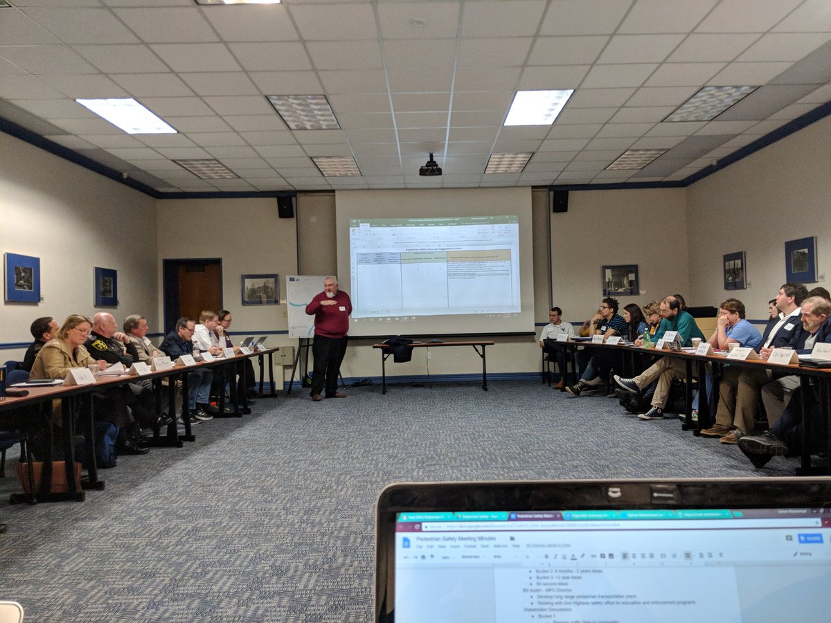 Excited to see administrators from West Virginia University, the Division of Highways, the City of Morgantown, and State Legislators all in the same room to discuss what we can do to improve pedestrian safety.

I look forward to seeing what we can do together to fix these issues
