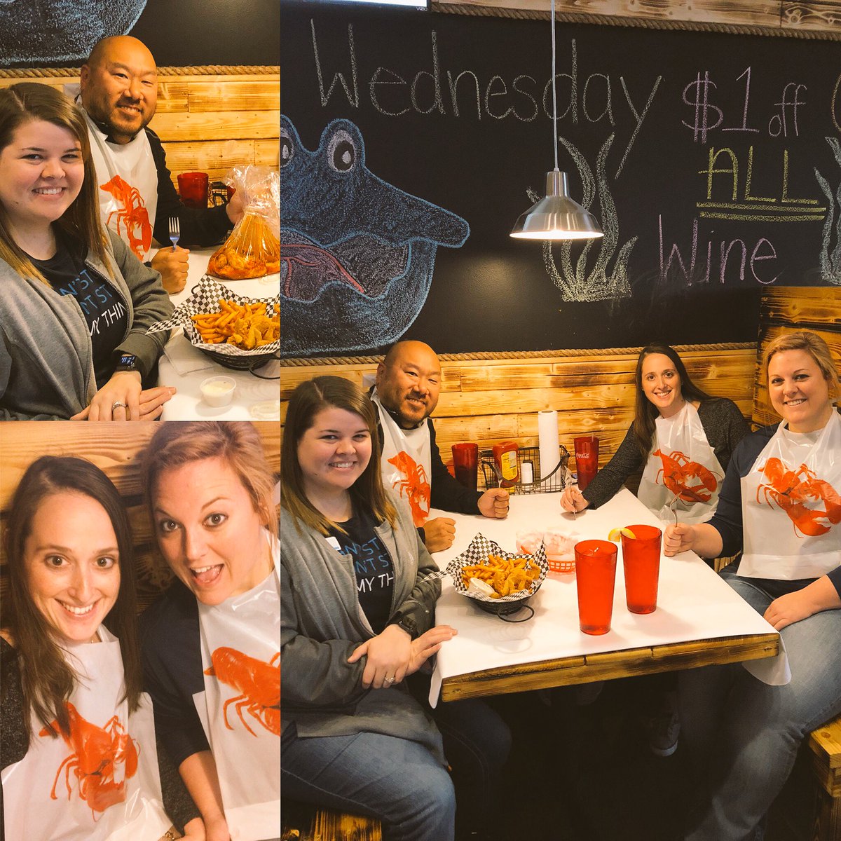 Seeing off @JoshTenbrook at Juicy Tails!!! We will miss you in NWA!! #MidStatesProud #PowerCentral #LifeAtATT#ShrimpBoil <a href="/clauren12/">Cami Henning</a> <a href="/shawnamarvel/">Shawna Marvel Pearson</a> <a href="/SpringdaleTeam/">AT&T Springdale</a> @CreeksidePinn73