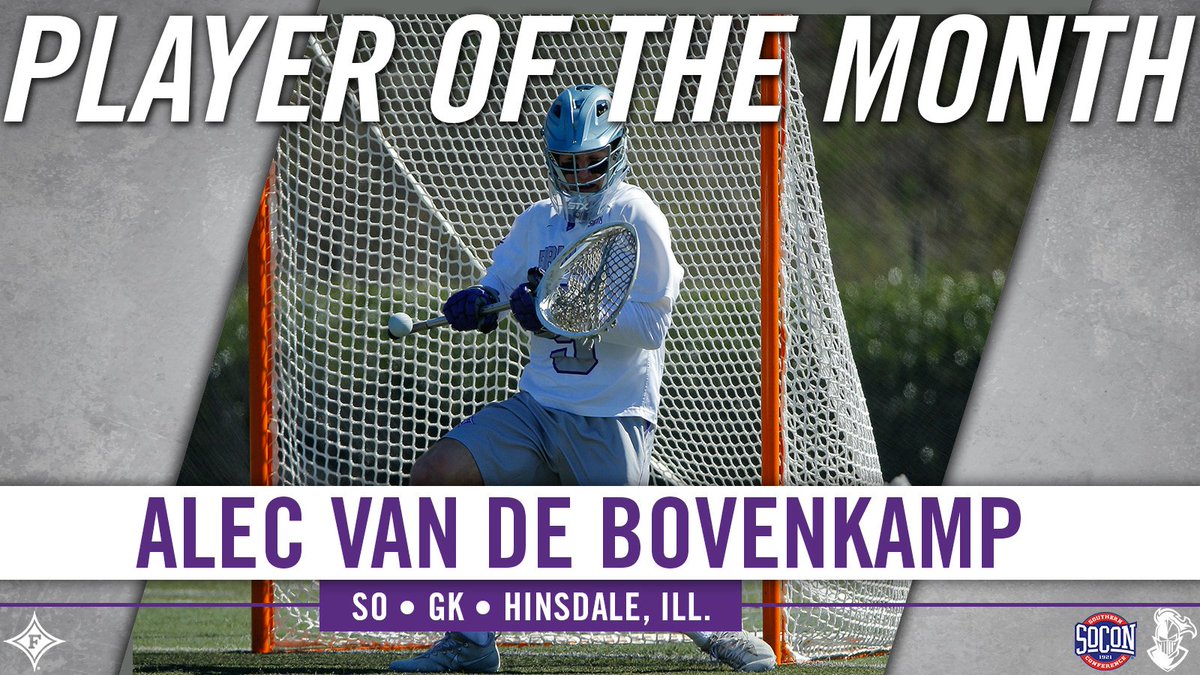 FurmanPaladins's tweet photo. .@FURMANMLAX' Alec Van de Bovenkamp Chosen SoCon Men's Lacrosse Defensive Player Of The Month https://t.co/PCsqFhV2ns https://t.co/bAenfOCQUs
