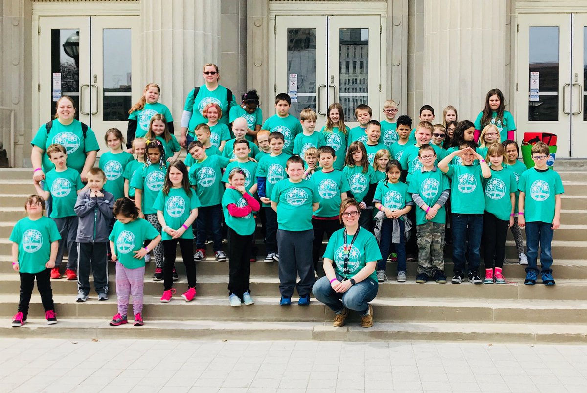 Second grade visits COSI.