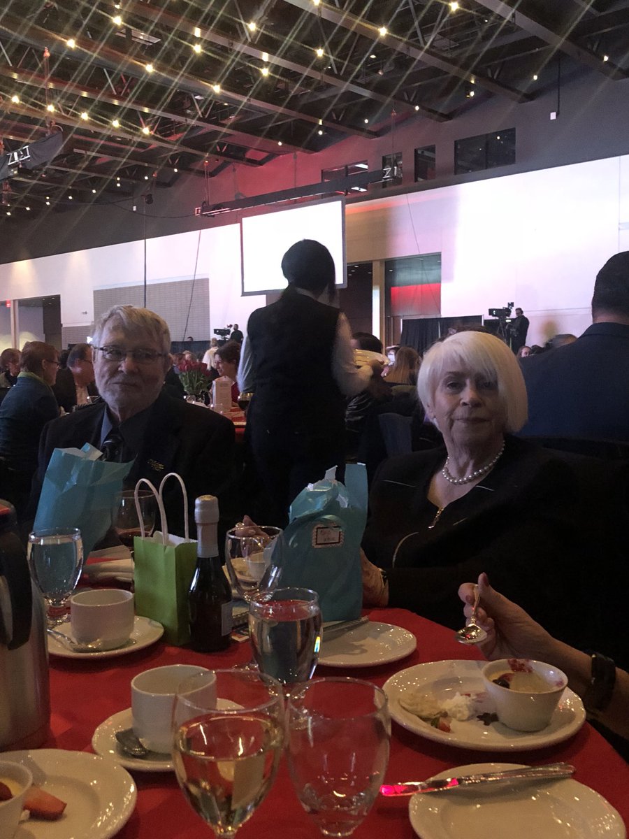 It’s Grandma’s big day and grandpa looks a little jealous. Congrats GMA - you so deserve to win your Women of Vision award today. <a href="/WOVEdmonton/">Woman of Vision</a> #WOVyeg #yeg