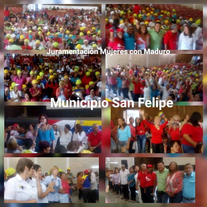 HaydeePsuvYar's tweet photo. Juramentacion de Comando de Mujeres con Nicolás Maduro! @JULIOLEONYARA @DrodriguezVen @NicolasMaduro https://t.co/mQjhSP7vBf