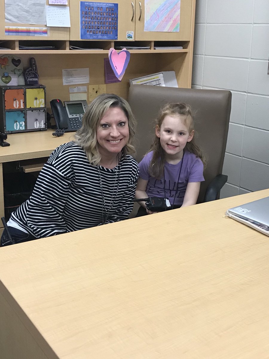 Meet Shuler’s Kindergarten Assistant Principal for the day #jobshadow #shulershines