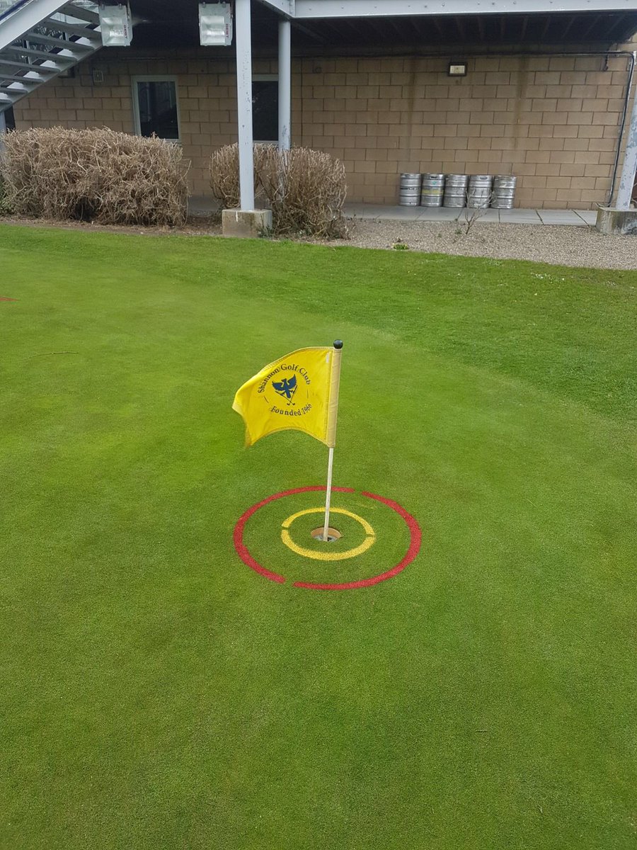 GolfShannon's tweet photo. Preparations underway for our Masters Fun challenge tomorrow evening in the club 😀🏌🏻‍♂️🏌🏻‍♀️⛳️ 🎯 #masters2018 #Masters @McIlroyRory #washingmachinechallenge #shannongolfclub @GUIGolf @ewenmurray77 @PGA_Ireland Who’ll walk away with the green jacket? 😀 https://t.co/IATOBX8uTJ