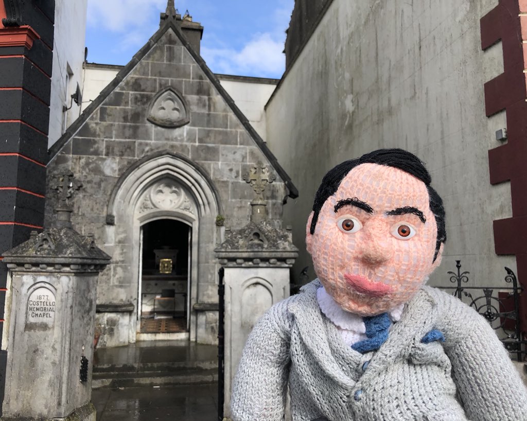 jimmycarr's tweet photo. I’m in Carrick-on-Shannon, home of the smallest chapel in Ireland...or maybe it’s just far away. https://t.co/psKMJmvuIm