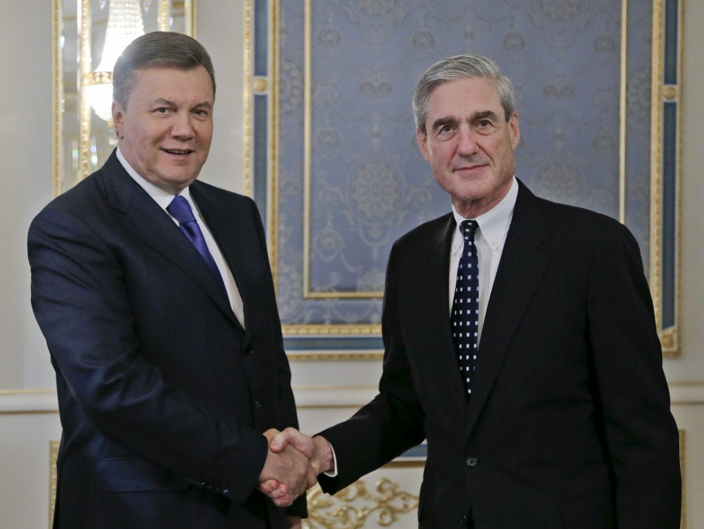 Image result for Robert Mueller Viktor Yanukovych