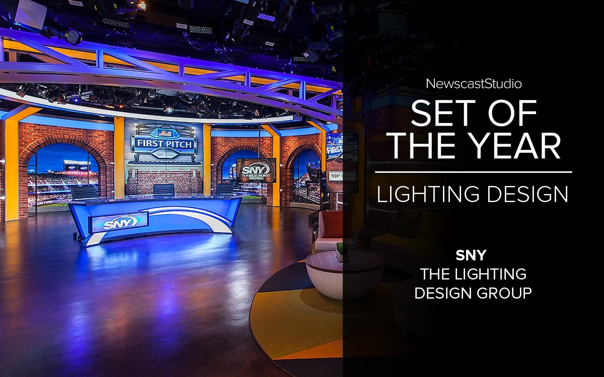 NewscastStudio's tweet photo. Congratulations to The Lighting Design Group for taking top honors for the @SNYTV set in @newscaststudio's lighting design #SetOfTheYear https://t.co/ffqNjGw9sY https://t.co/pMJCHWs7Bg