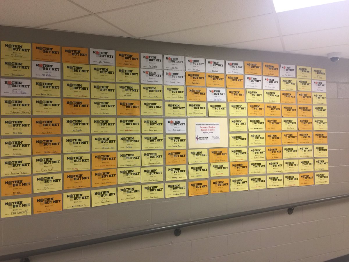 TZig72's tweet photo. The Rochester Area Middle School made their goal today.  We raised over $750 for @EpilepsyFdn    #rochypride https://t.co/QgHfvETFBc