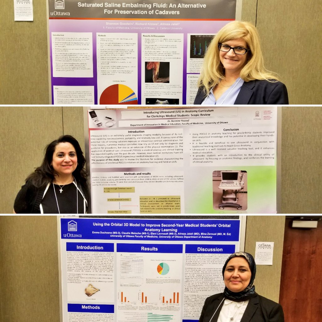 ARJalali's tweet photo. So proud of @uOttawaMed #Anatomy Team and their excellent #MedEd research presentations @DIME_uOttawa #MMDAY2018! BRAVO
💯👍❗
#AnatomyRockz #BestTeamEver #uOttawa https://t.co/WjKamDoeTY
