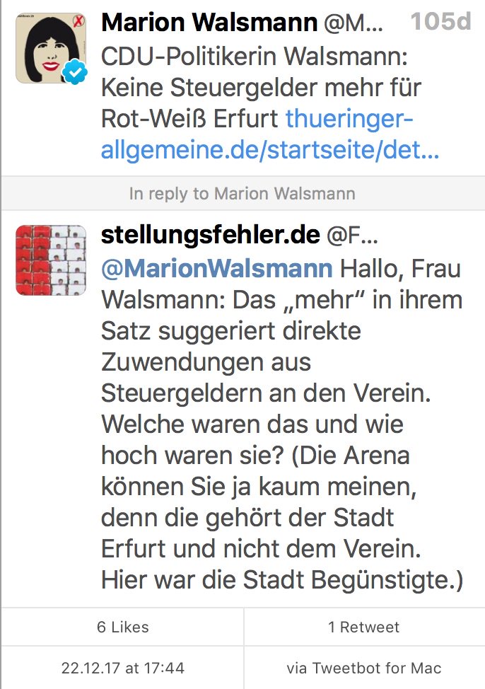 FedorFreytag's tweet photo. Tja, @MarionWalsmann, damals hätten wir das noch unter uns klären können. Jetzt haben sie den ganzen Verein gegen sich aufgebracht. Wie unglaublich smart. https://t.co/GBzOifFM7b #fcrwe #Erfurt https://t.co/mYp9rODJRv