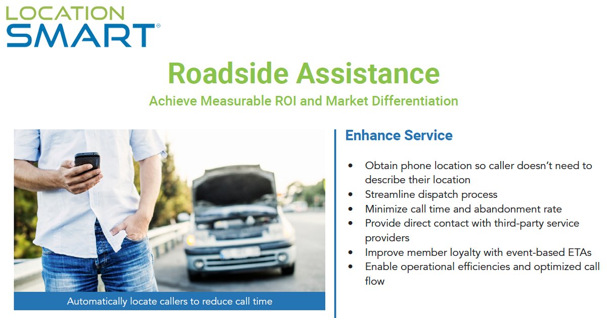 Best of luck to everyone at the #FloridaTowShow! <a href="/locationsmart/">Locance</a> serves all major Roadside Assistance companies with automated location determination to help locate #motorists, streamline #dispatch, provide ETAs, etc. Learn more: bit.ly/2jvq35F