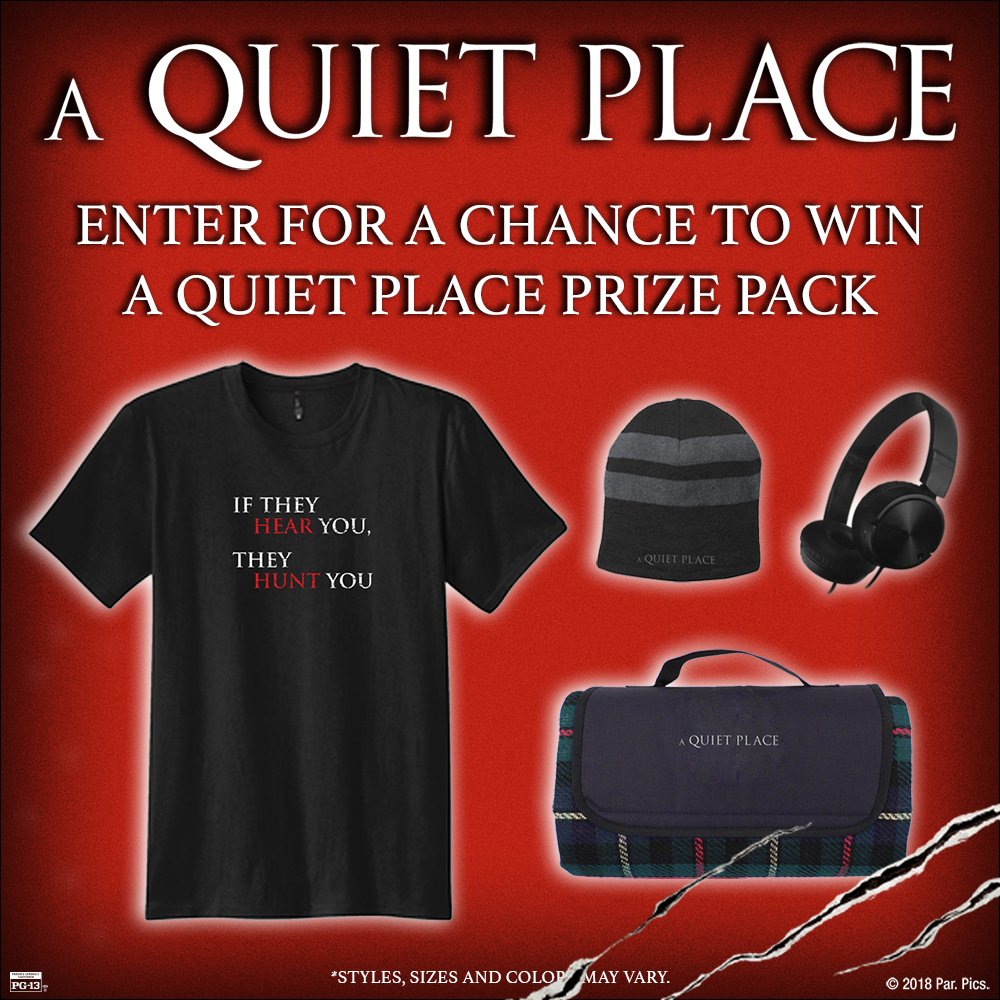 ArcLightCinemas's tweet photo. .@quietplacemovie opens tonight to celebrate we are giving away #AQuietPlace prize packs RT + follow for a chance to win! Winners announced 4/9. Reserve your seats here: https://t.co/LYqpYcyRKc https://t.co/PLWphpejIb