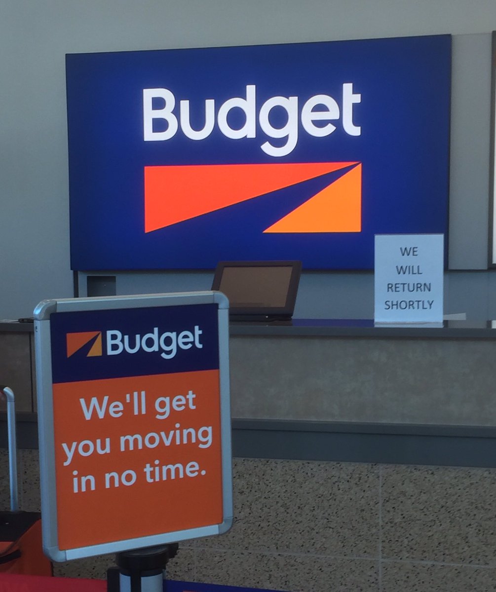 DasEnergi's tweet photo. So many lies today @Budget . First you say I didn't sign up for FastBreak, and now there's no one at your desk to help me, and there's a long line. https://t.co/Qm2xLovQ1U