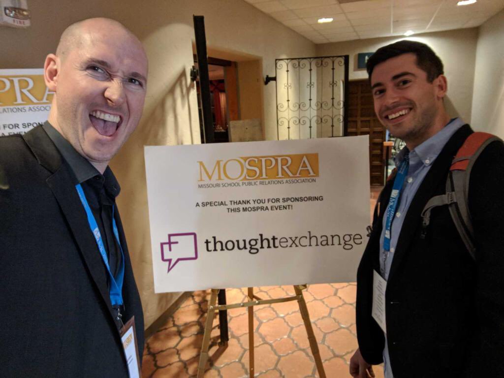 Chrisd_Te's tweet photo. @MOSPRApros @ptandy thanks for having @JohnScroggie_Te and myself! Wonderful people doing wonderful things for the children and families in Missouri #SuPR18 #reallearning #matchingactionstobeliefs #exchangetochange @thoughtxchng https://t.co/Od9NflfDmd