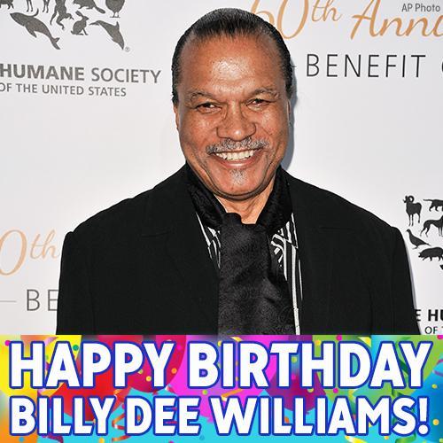 Happy birthday to actor Billy Dee Williams 