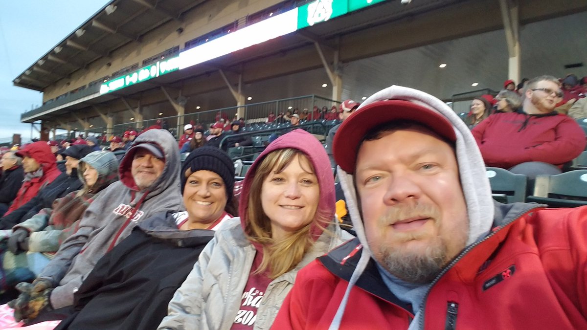 TheShag66's tweet photo. Chilly evening at Baum!  @blaineknight10 vs. Mize is as advertised.  @RazorbackBSB #ThisIsBaseball #OmaHogs #BaumLife https://t.co/TzI84qJ7pu