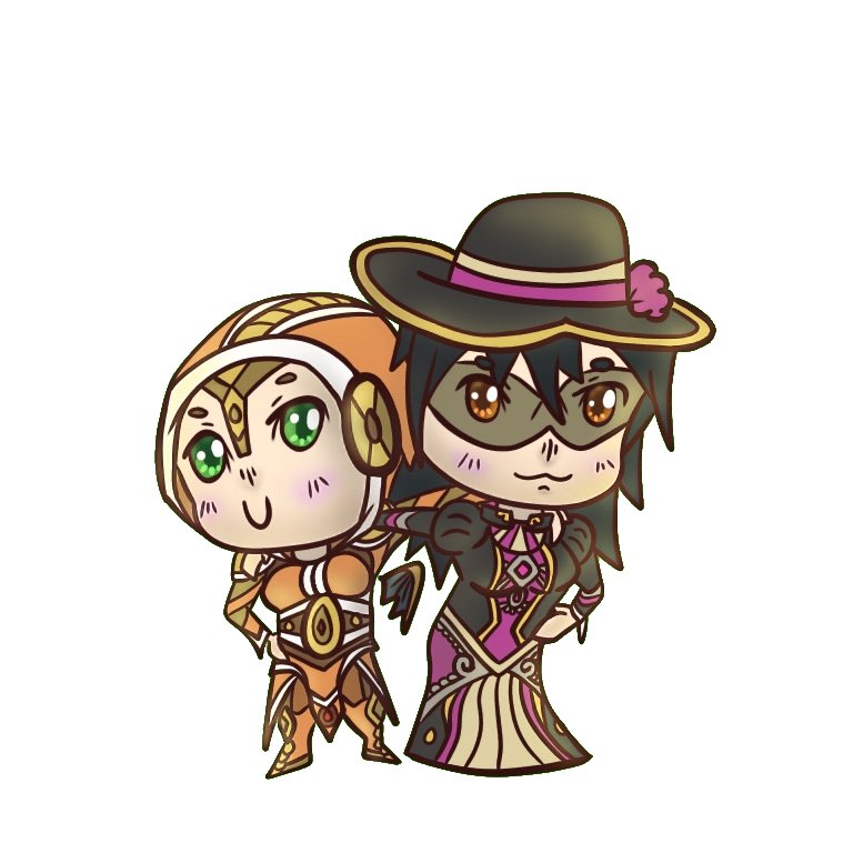 KyleIceW's tweet photo. All finished!! You both look adorable, but most importantly, you are both Wild!!😜👏🏼✨ #Wizard101 for @KristenTheWild and @Darbyashmask101 https://t.co/IEpfmWHt8x