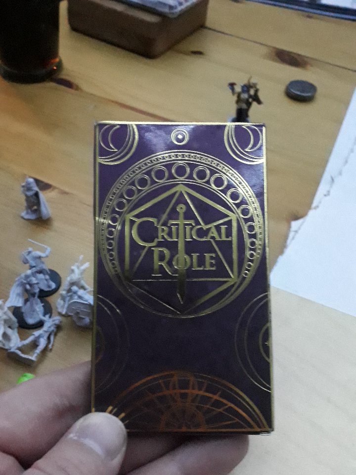 SherlockCPH's tweet photo. I thought this was fancy chocolate. I was disappointed, then excited  then hungry. You're tearing me apart @matthewmercer https://t.co/6oJHOR6KGl
