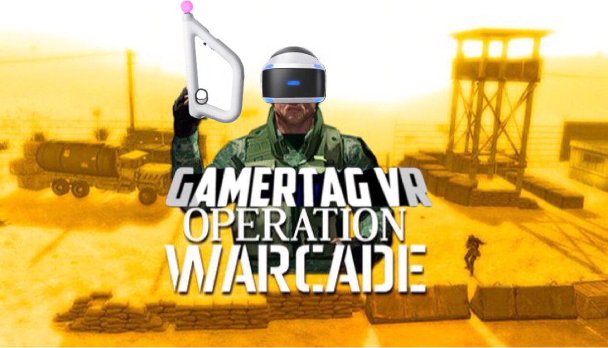 GAMERTAGVR's tweet photo. @IvanovichGames check out my double stream of the nostalgia driven #arcade #action #vr game known as #operationwarcade on #psvr!Heres using the #movecontroller 👉 https://t.co/fmjOhZiIbh and then the #aimcontroller 👉 https://t.co/C9FAhSz9BQ https://t.co/S2kGHivJWY