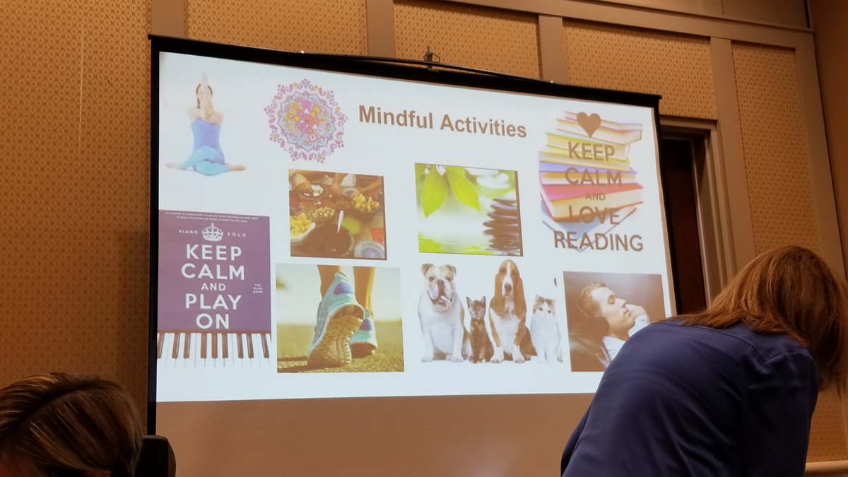 HatzOff2English's tweet photo. Learning about mindful activities in the classroom from West Middle School teacher Sharron Whitman and guidance counselor David Hughes @AndoverPS  #NELMS37 #Mindfulness @PMSPelham https://t.co/XGOwPTsPFv
