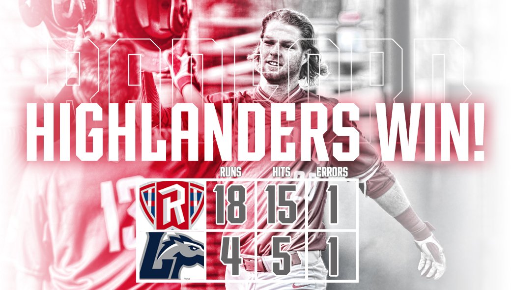 RadfordBaseball's tweet photo. Offensive Expl💥sion

Highlanders match season highs in runs and hits 

Seven Highlanders tally two hits each

Matt Roth with career-high six RBIs

Hunter Williams with seven strong for first collegiate win

#Radford⚾️ #BigSouthBase https://t.co/aZr2a5BEJ0