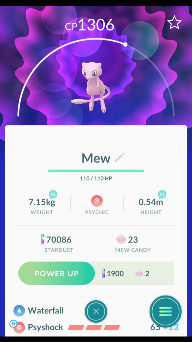 Trafalgar_Lee_'s tweet photo. Did I mention that I got Mew 3 days ago? 😁 #PokemonGO #pokemongomew #pokemongoresearch #Mew https://t.co/fXaa1ZS74L