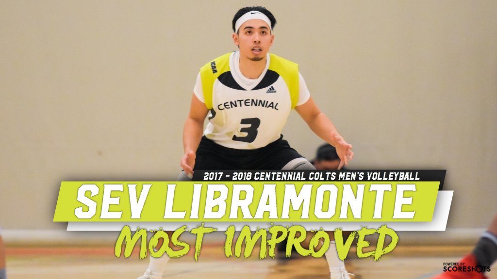 CentennialCOLTS's tweet photo. Congratulations to Sev Libramonte from Men's Volleyball on winning Most Improved Player! https://t.co/qbwc8p5A53