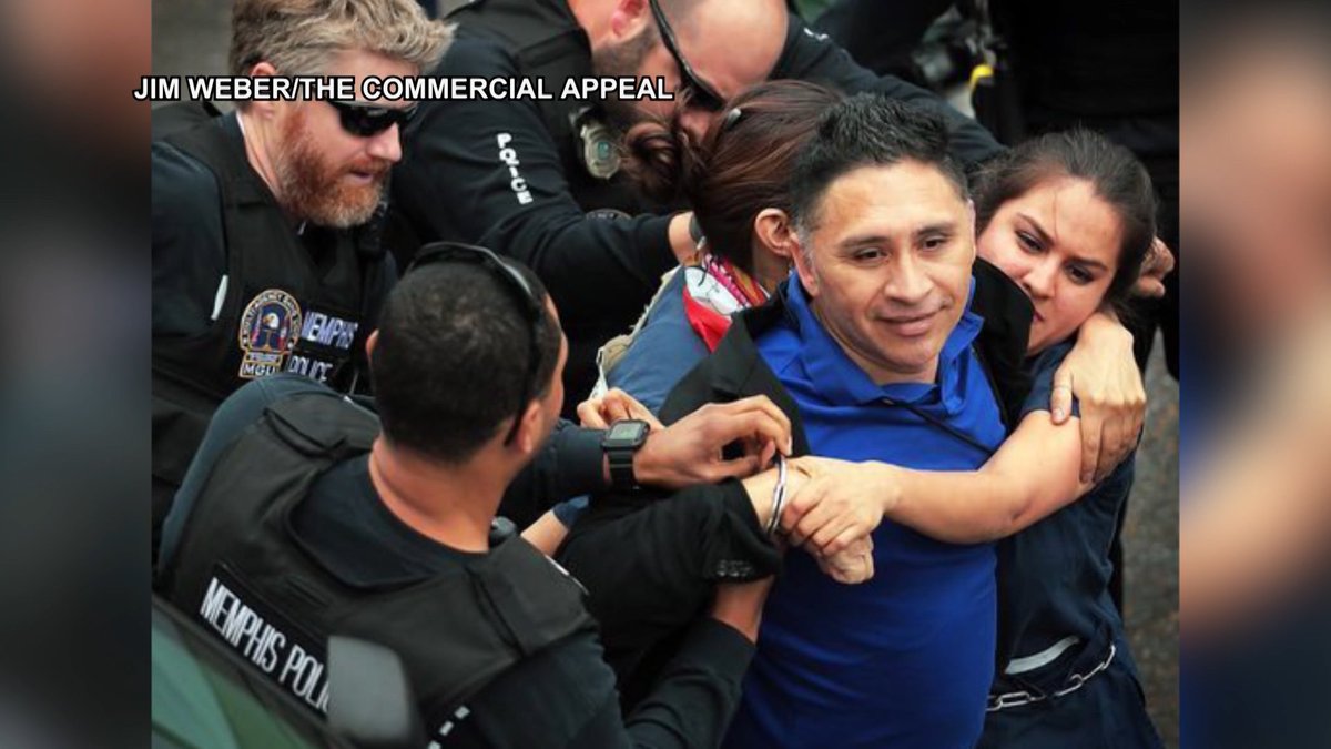 democracynow's tweet photo. Prominent Latino Journalist Detained by ICE in Memphis https://t.co/Y3wtlgj0aq https://t.co/tYcPNL1M3L