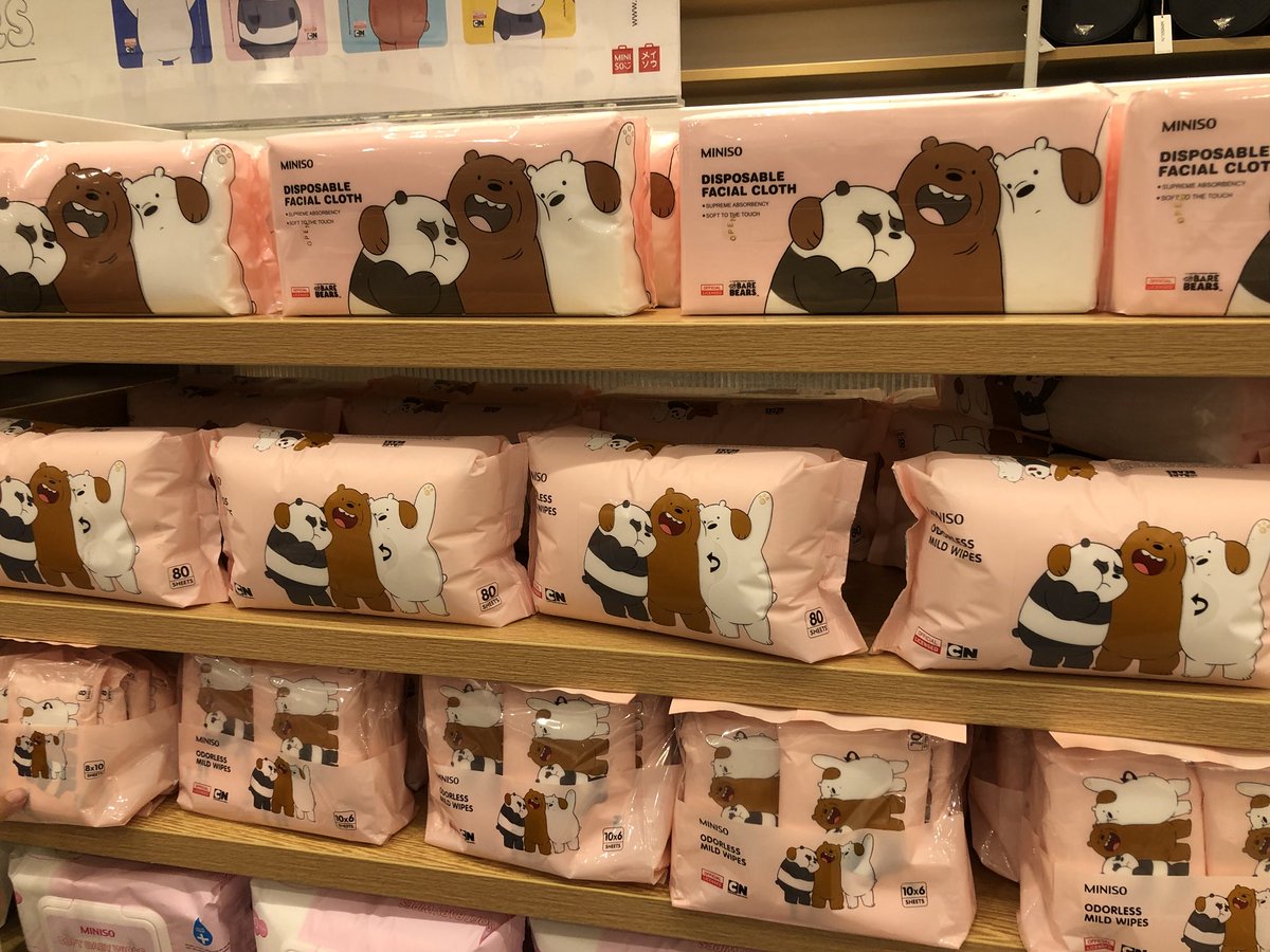 juegosjuguetesy's tweet photo. #thebarebears llegaron en todos los formatos a #miniso 😱 https://t.co/7pWl3ZWUIT