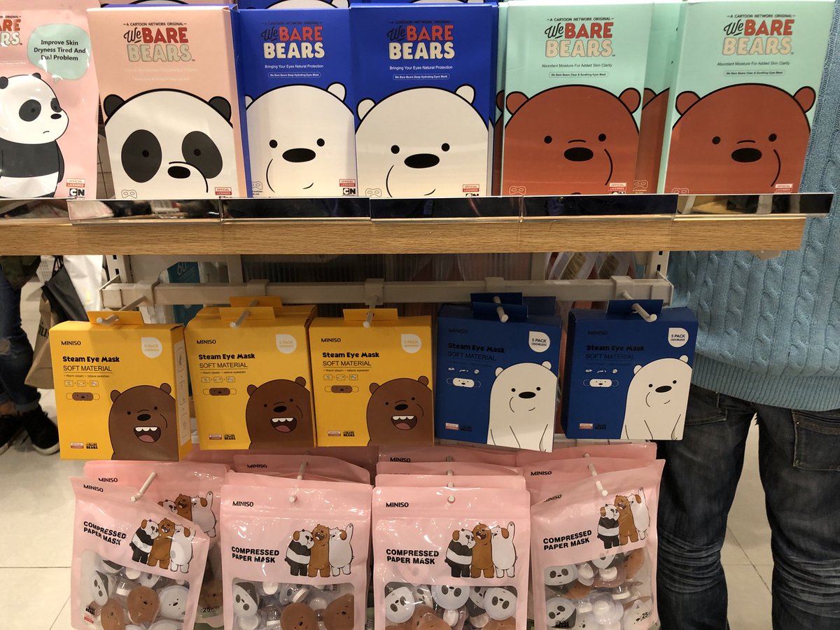 juegosjuguetesy's tweet photo. #thebarebears llegaron en todos los formatos a #miniso 😱 https://t.co/7pWl3ZWUIT