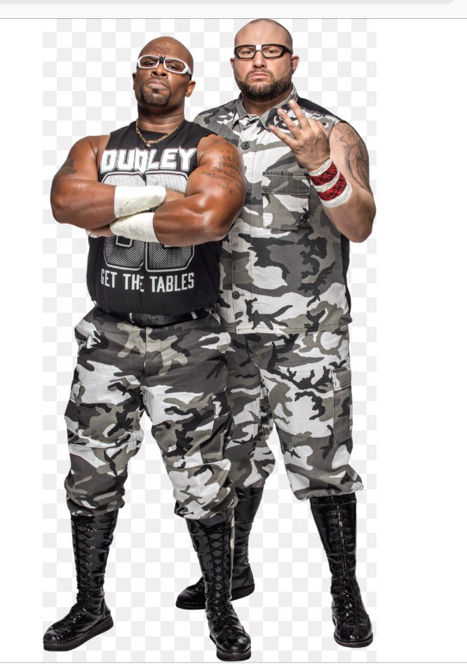 BryanJoeHarris's tweet photo. The Dudley Boys have done more to end racism then they’ll ever get credit for. 
One of the few deserved HOF inductees in a decade #WWEHallOfFame https://t.co/Uy01WpvxTq