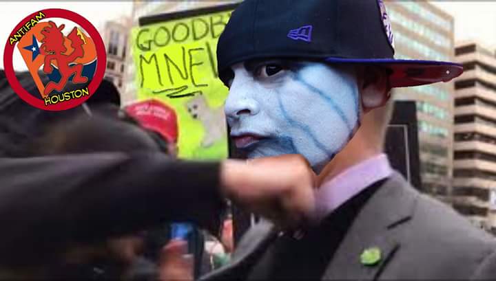 AntiFAMHouston's tweet photo. #AntiFAM #PunchANazi https://t.co/VArtFtYGIN