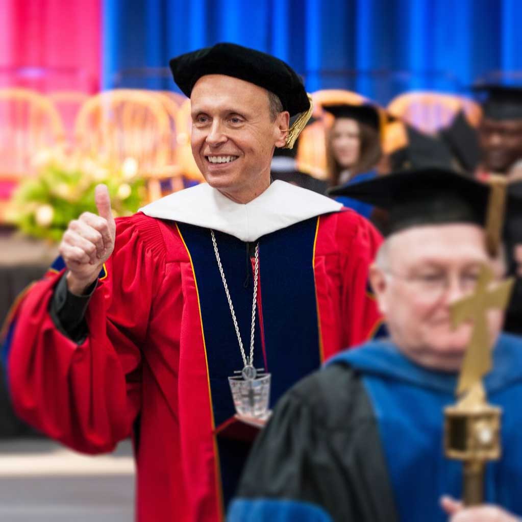 DeSalesUFrJim's tweet photo. it is my deep honor to be presented for service and ministry as the fourth president of @DeSales University! https://t.co/l92WQS6moF