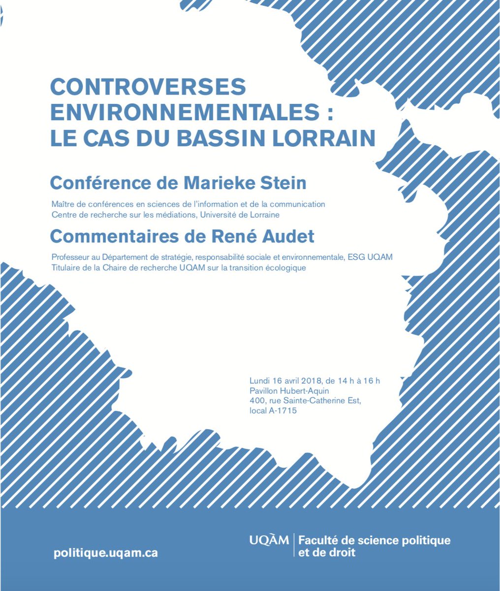 ReneAudet_'s tweet photo. La Chaire de recherche @UQAM sur la #TransitionEcologique vous invite à cette conférence suivie de mes commentaires. Un rdv le 16 avril à 14h! https://t.co/SMQRE1oWAr