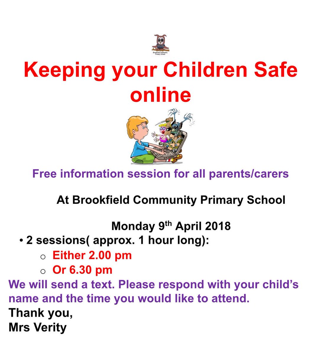 Brookfield CP School tweet media